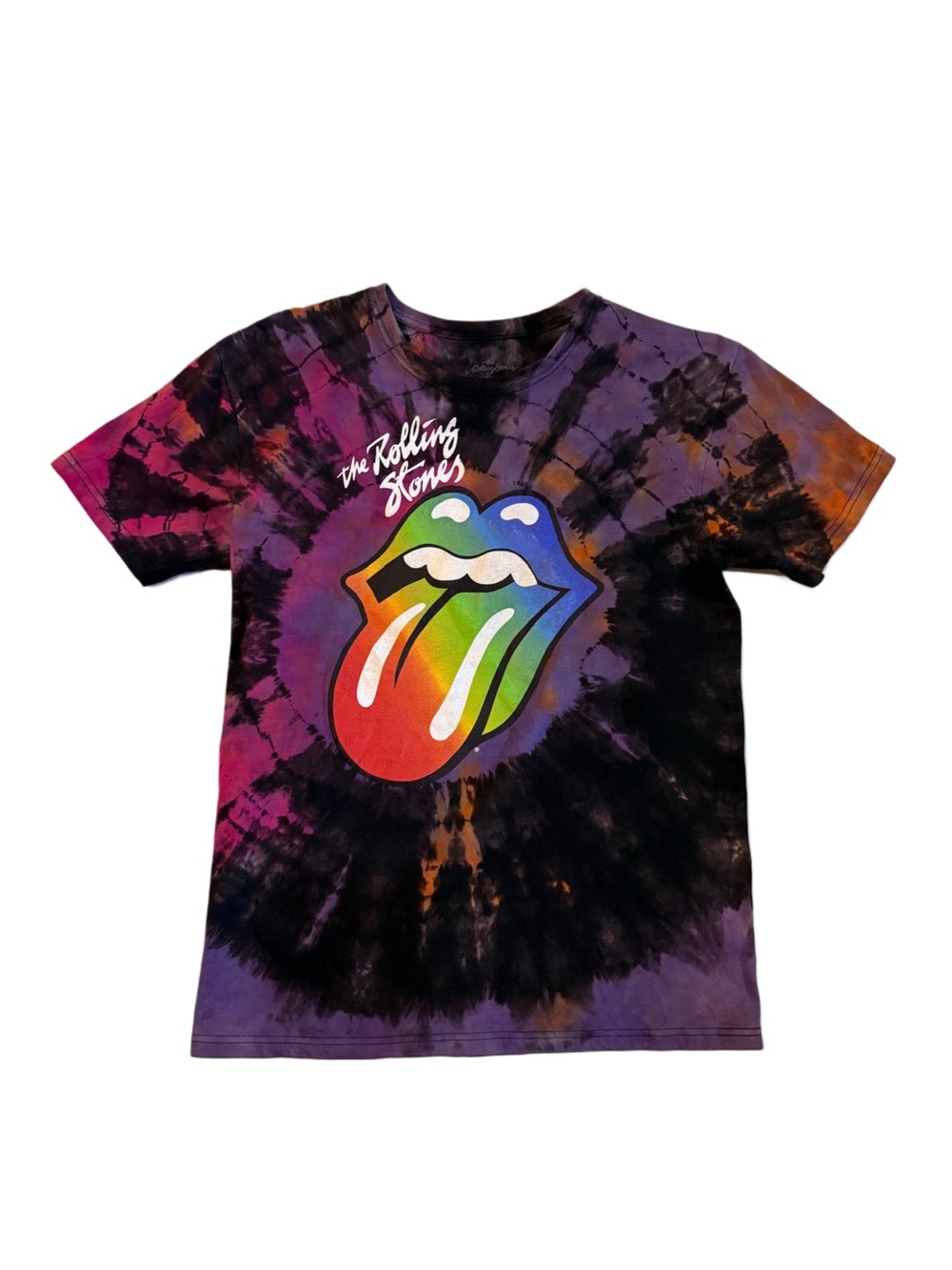 The Rolling Stones Tie Dye Band Tee